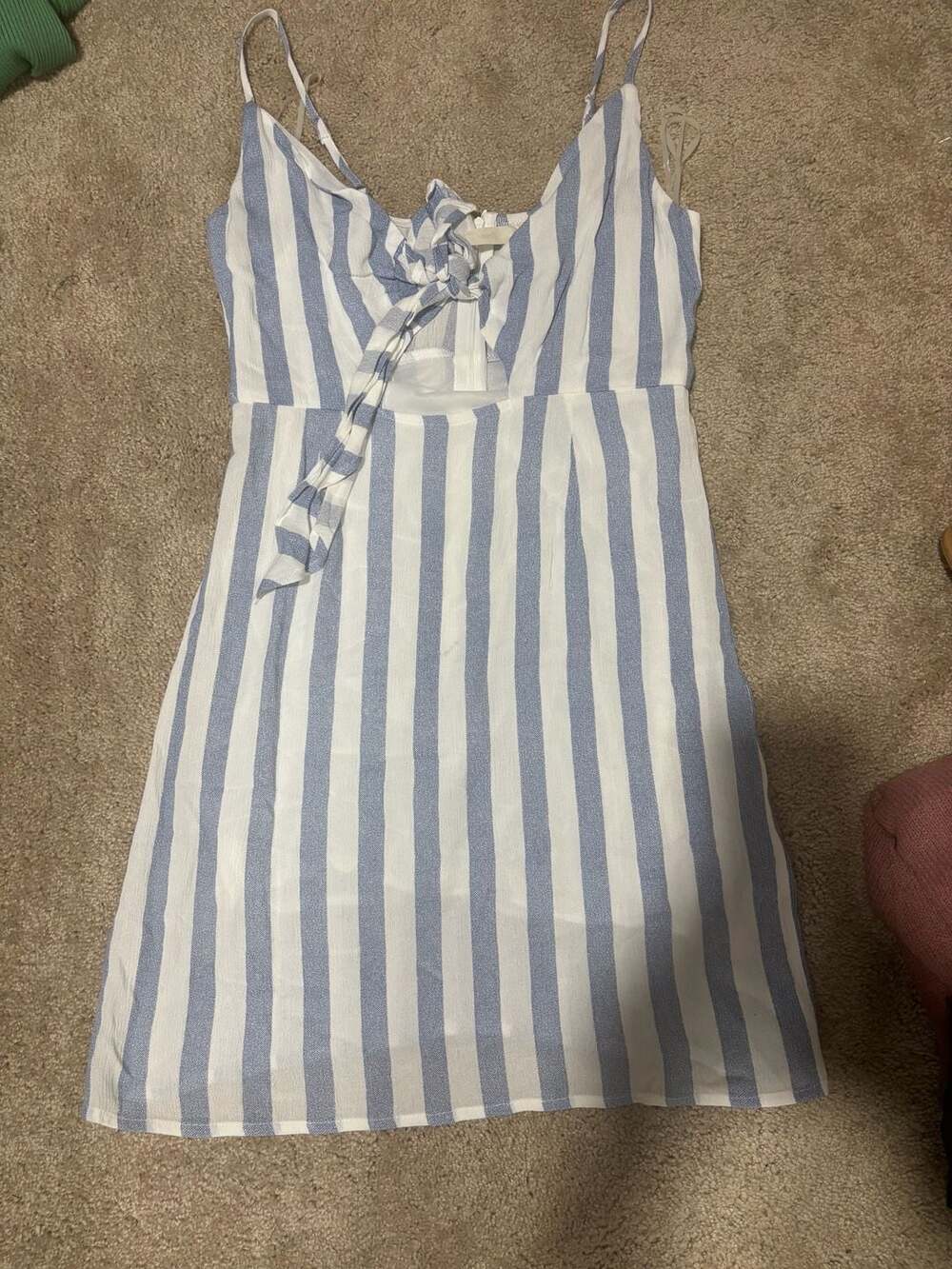 Tie-Front Linen-Blend Top